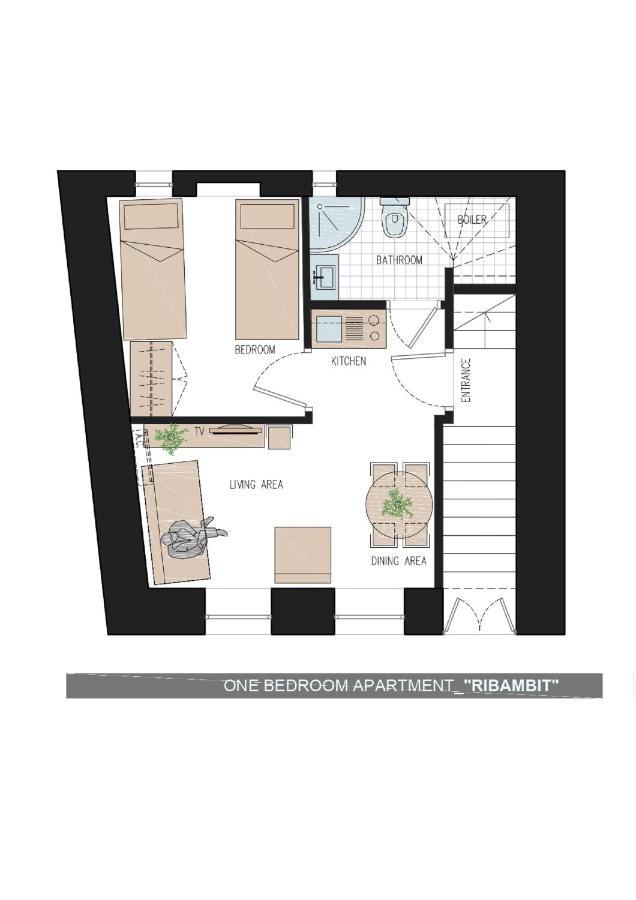 Apartment Ribambit Дубровник Экстерьер фото